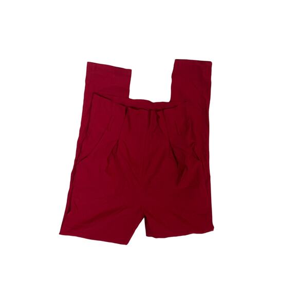 Windsor Pants - Windsor Red High Rise Pants Womens Small Bold Chic Lightweight Trousers